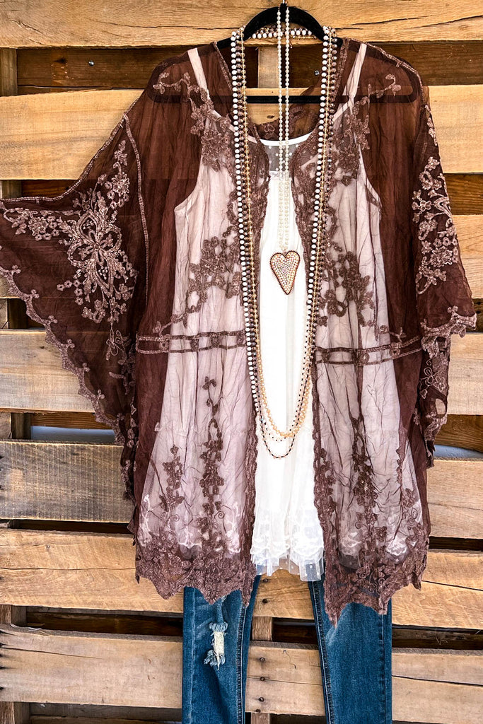 AHB EXCLUSIVE: Finding Perfection Kimono - SW Brown.