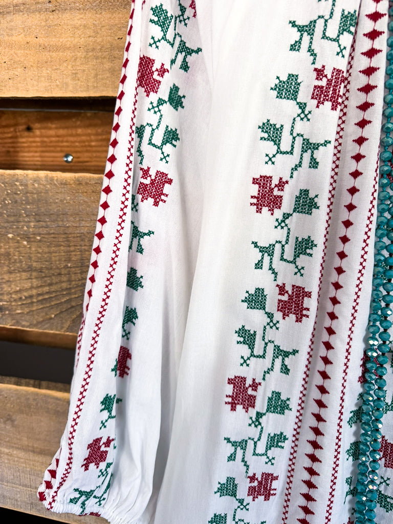 Tis The Season Top - White