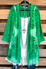 Love You Always Lace Cardigan - Kelly Green