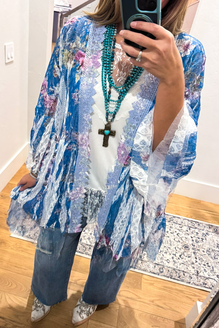 AHB EXCLUSIVE: Embrace The Joy Cardigan - IV/SB/CHFL