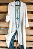Cape Cod Shirt Dress - Off White - 100% COTTON