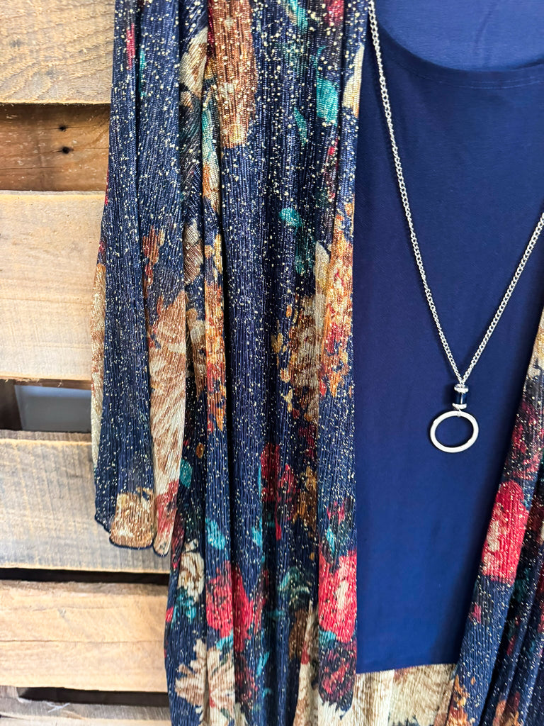 Stylish Ensemble 3 Piece Pant Set - Teal/Taupe/Red