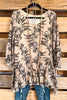 Fascinating Day Tunic - Taupe (Size Large and XL Only)