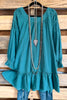 Fresh New Start Tunic - Teal - SALE