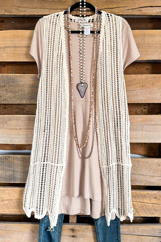 Simple Attraction Cardigan - Light Grey
