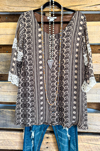 Painted Rose Tunic - Pink