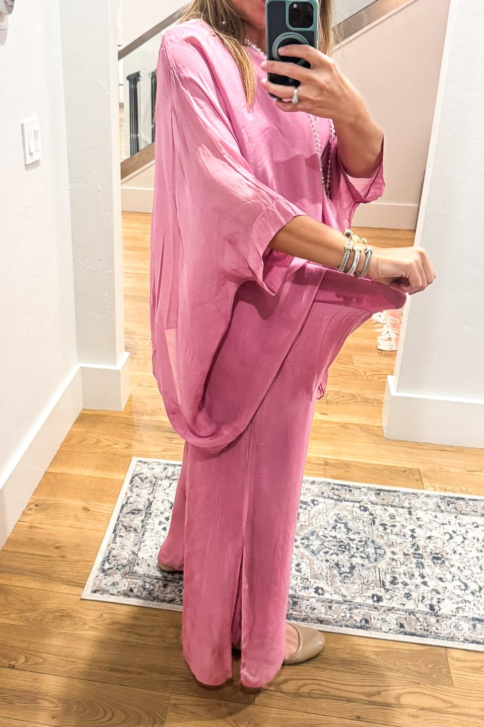 Milan Silk Blend Stretch Top – Made in Italy (Sold Separately)