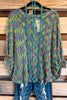 Easy Going Days Sheer Top - Mint