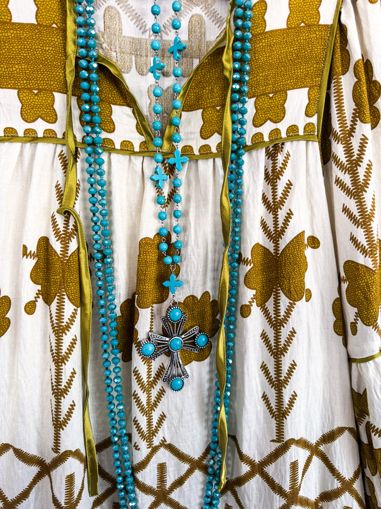 No Reason Needed Dress - Mustard Green