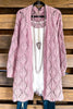 Gratifying Comfort Cardigan - Mauve