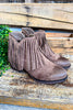 She Will Be Loved Booties - Taupe