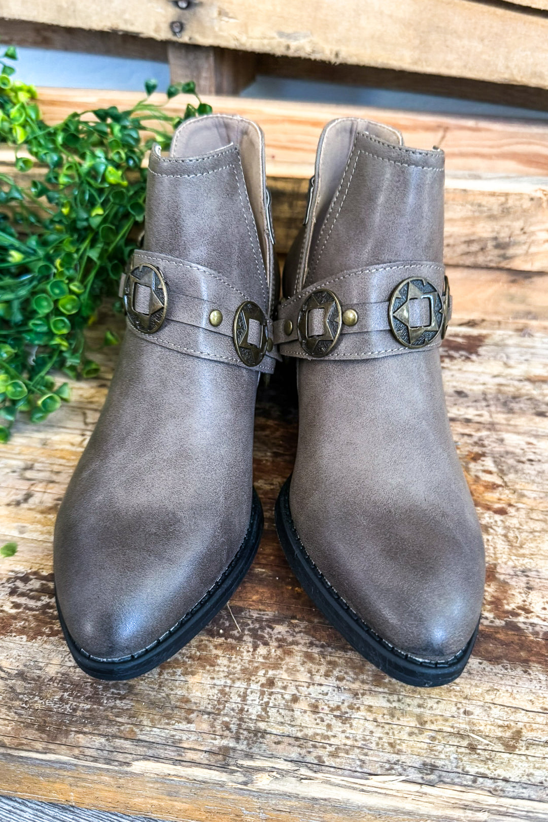 Desperado Booties - Taupe
