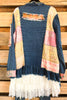 Quilted With Love Denim Cardigan - 100% Cotton Denim