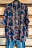 Around The Word Sheer Top - Brown