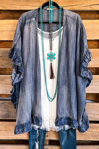 AHB EXCLUSIVE: Casual Chic Tunic- Grey