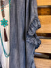 Respected Ruffles Cardigan - Denim