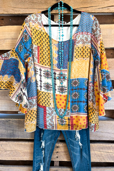 In Your Sights Top - Yellow - SALE