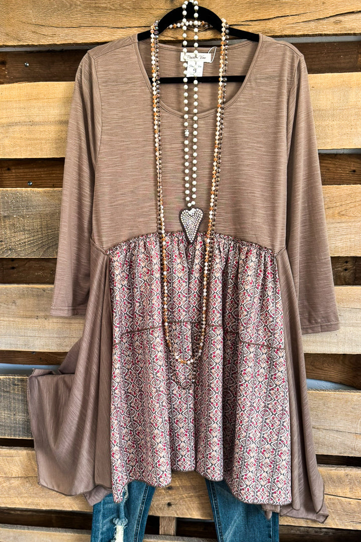 Something A Little Extra Tunic/Dress - Peach