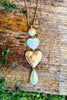 Pearl Of Hearts Necklace - Gold