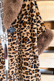 Stay Here Awhile Jacket/Poncho - Leopard