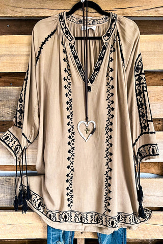 AHB EXCLUSIVE: Love is Alive Tunic - Black