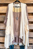 French Courtyard Cardigan Vest - Beige