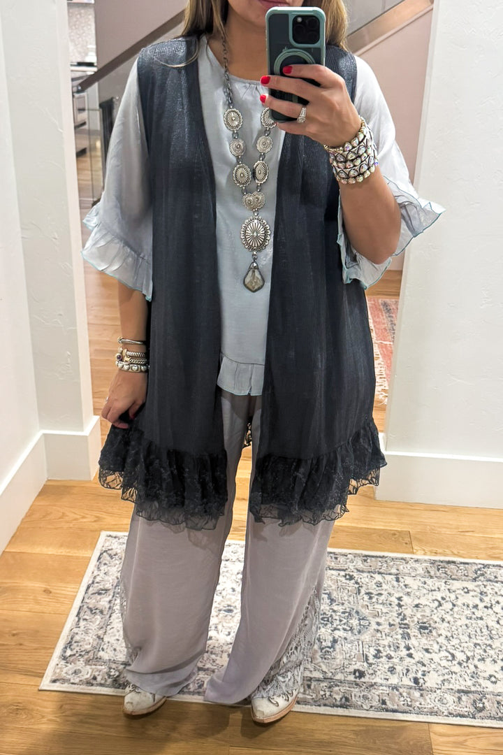 AHB EXCLUSIVE: Willow Delight Vest - Dark Gray