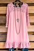 Sunshine in My Heart Dress - Mauve - SALE