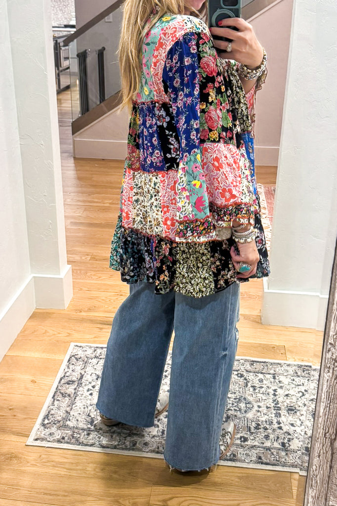 AHB EXCLUSIVE: A Hint Of Bloom Tunic - Multi -  100% Cotton