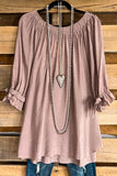 AHB EXCLUSIVE: Great Delight Blouse - Taupe