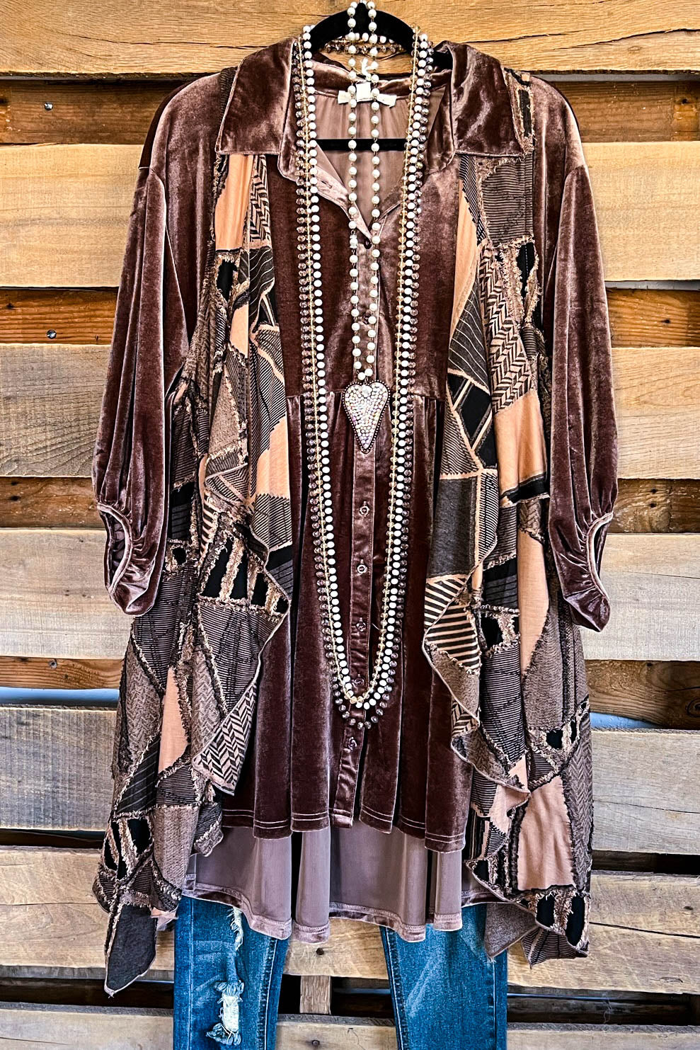 Unpredictable Truth Vest - Mocha - SALE