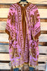 AHB EXCLUSIVE: Stained Glass Kimono Burnout Velvet - Golden Mauve