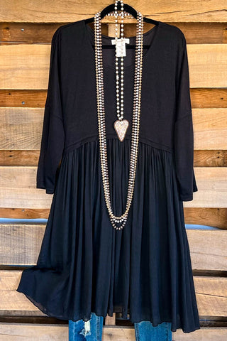 Stylish Selection Dress - Black Combo