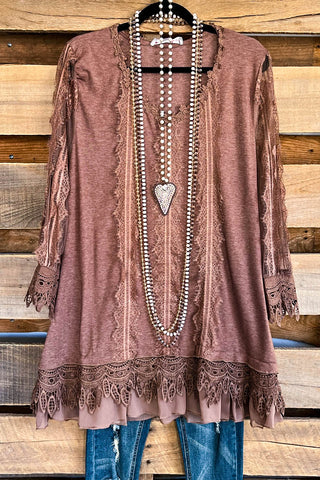 AHB EXCLUSIVE: Counting The Stars Vest - Taupe/Turquoise