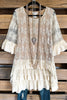 Pretty As a Picture Tunic - Beige