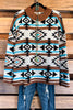 Montana Skies Sweater - Mocha Multi