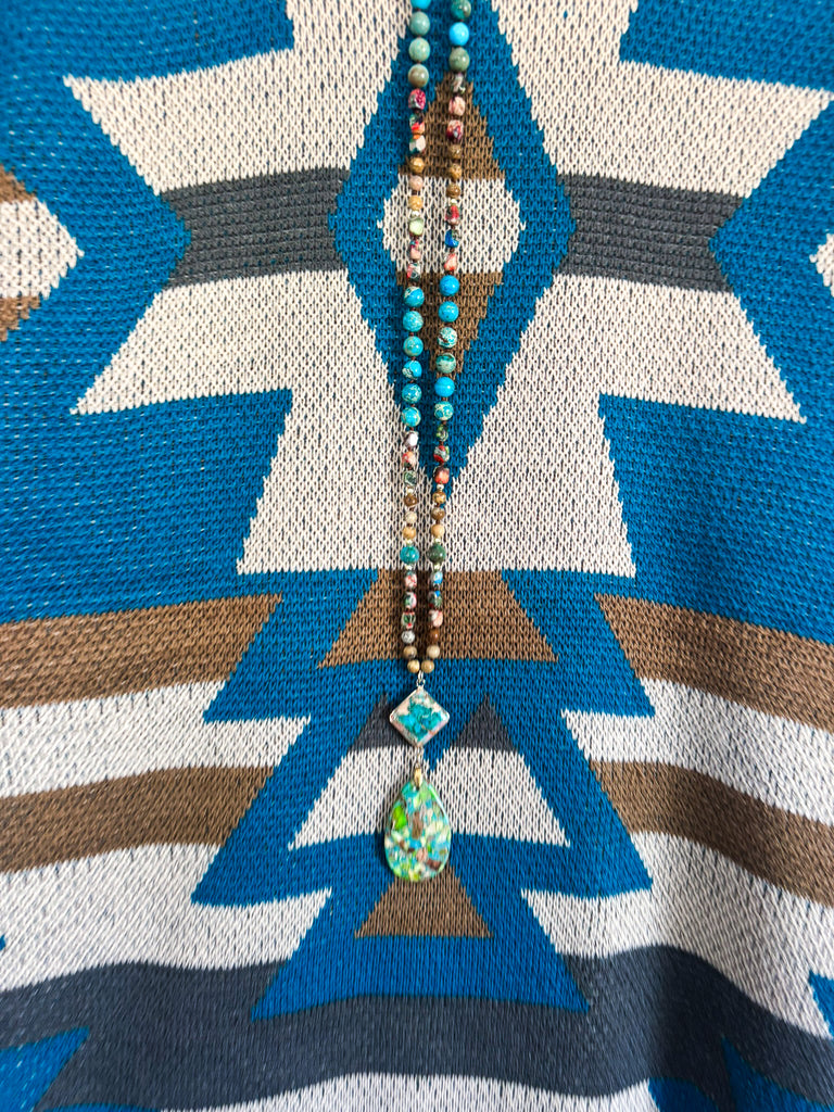 Winding Roads Sweater - Teal