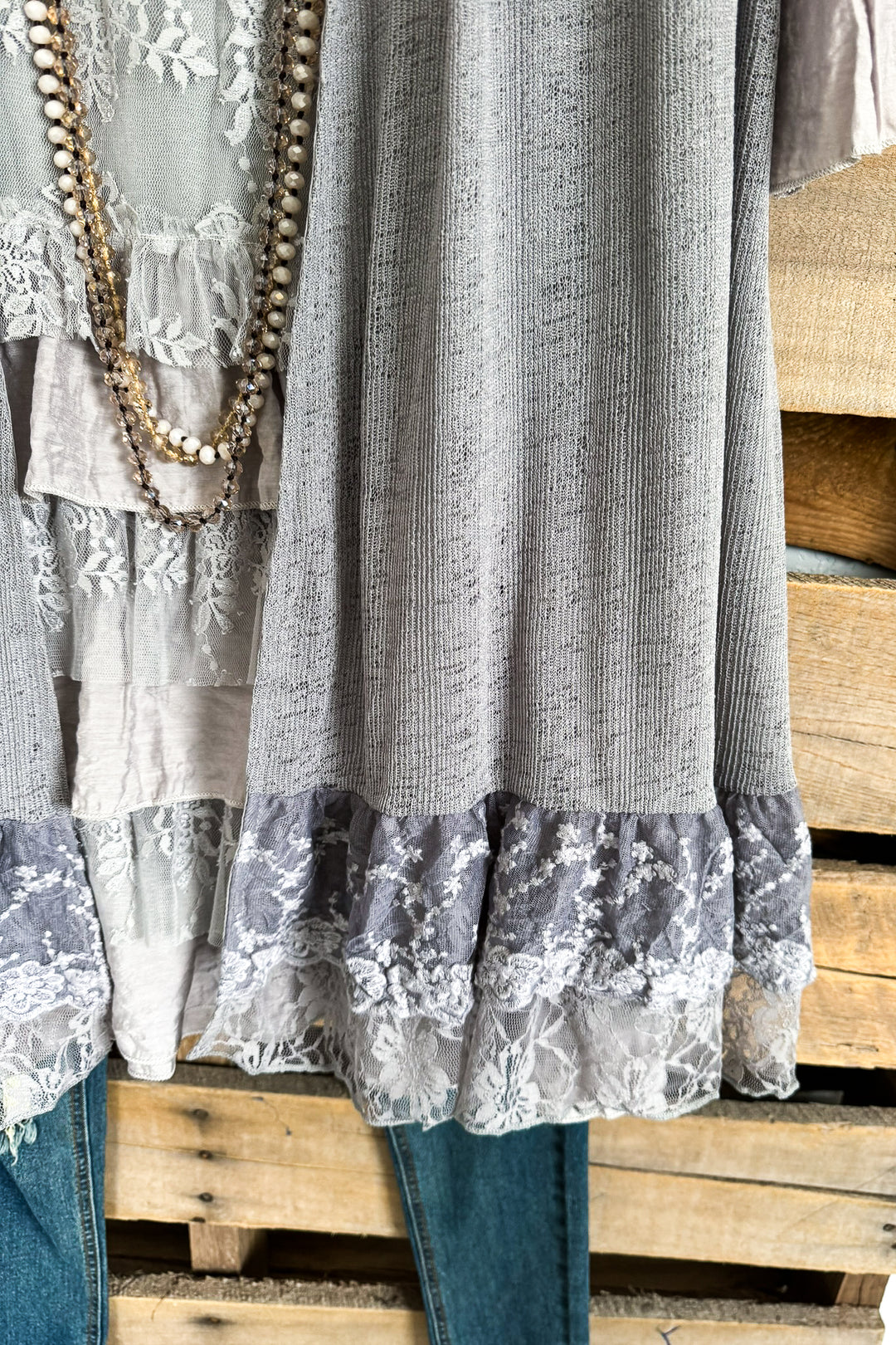 AHB EXCLUSIVE: Willow Delight Vest - Light Gray