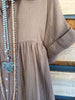 Always Going Tunic - Mocha - 100% COTTON