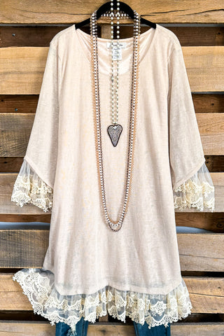 Fill The Breeze Tunic - Off White - SALE