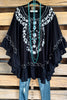 AHB EXCLUSIVE: A Walk Downtown Blouse - Black - 100% COTTON