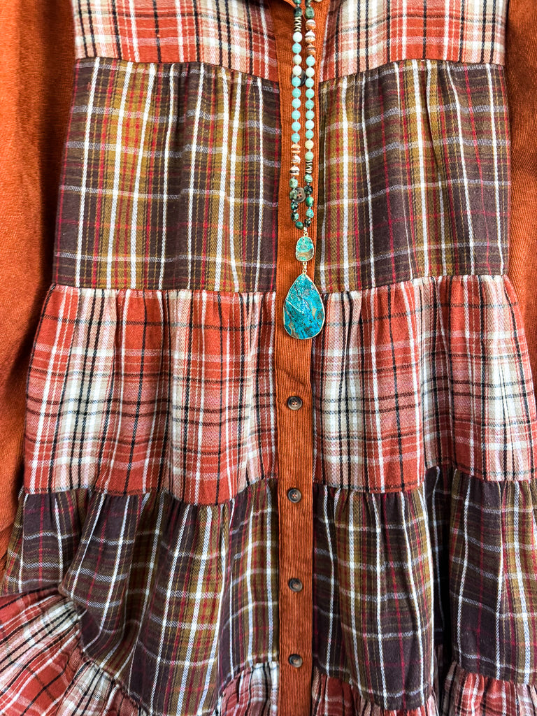 Previewing Fall Dress - Rust