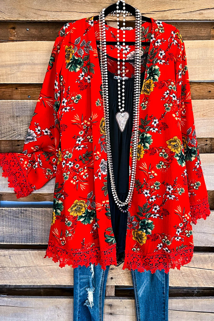 Beautiful Vision Kimono - Red