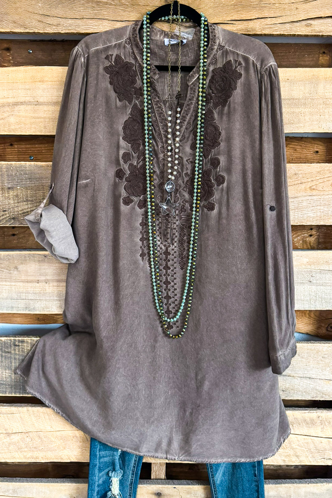 AHB EXCLUSIVE: Here When You Need Me Dress - Mocha