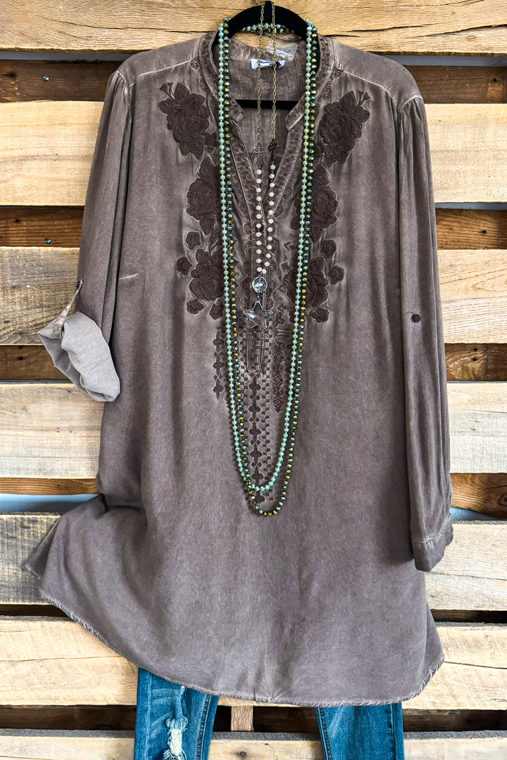 AHB EXCLUSIVE: Here When You Need Me Dress - Mocha