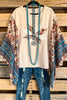 The Stars Aline Poncho - Natural - 100% COTTON