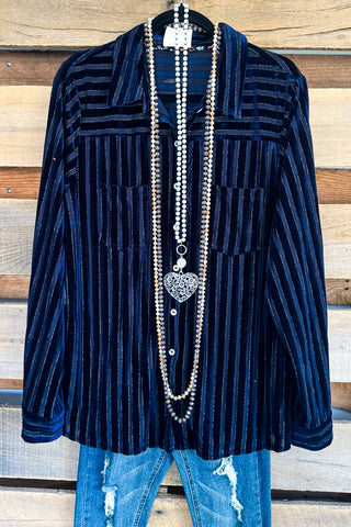 Take My Hand Tunic - Navy Blue