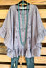 AHB EXCLUSIVE: Outside Dreamer Poncho - Gray - 100% COTTON