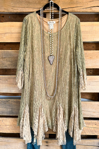 Unwavering Love Tunic - BEIGE/Brown