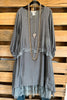 Sweetest Soul Dress - Gray